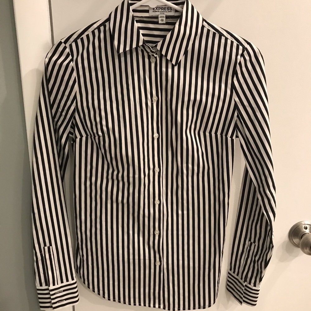 Express Slim Fit Portfolio Button Down